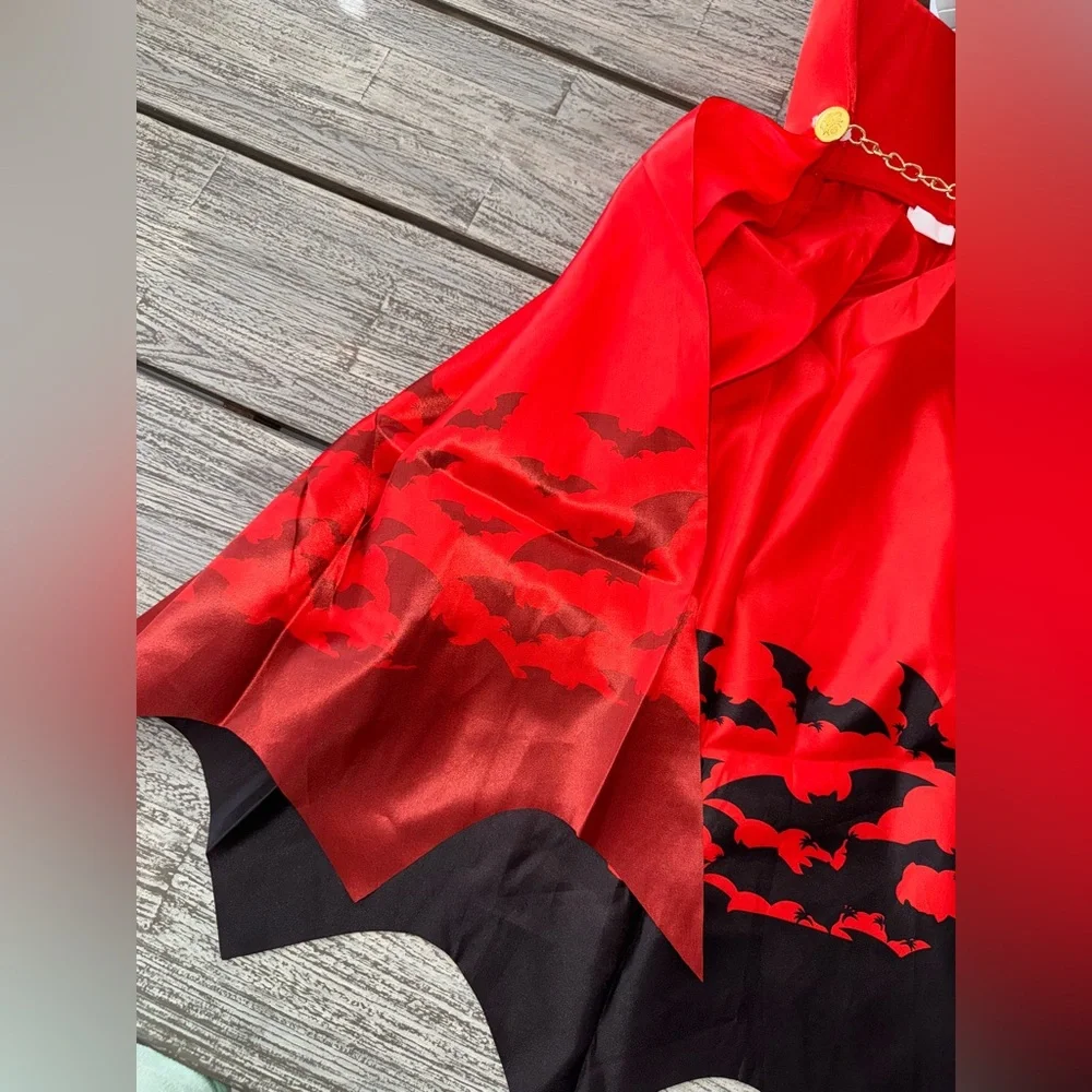 NEW Dracula Set w/Cape, Face Paint,Shirt & accessories, Halloween Costume,Sz 3-4